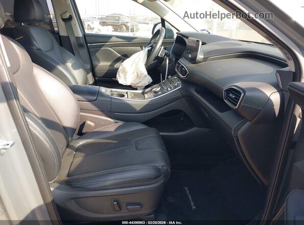 5NMS34AJ8PH596712 2023 HYUNDAI SANTA FE Серый Вид салона спереди