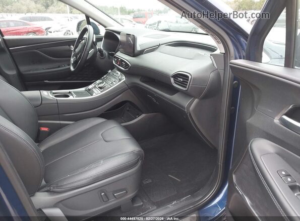 5NMS3DA15PH000097 2023 HYUNDAI SANTA FE HYBRID Синий Вид салона спереди