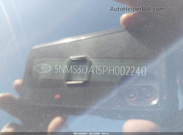 5NMS3DA15PH002240 2023 HYUNDAI SANTA FE HYBRID Gray Widok komory silnika