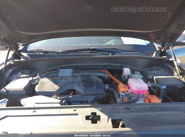 5NMS3DA15PH002240 2023 HYUNDAI SANTA FE HYBRID Gray Widok z tyłu