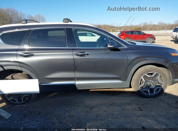 5NMS3DA15PH002240 2023 HYUNDAI SANTA FE HYBRID Gray Widok wnętrza z tyłu