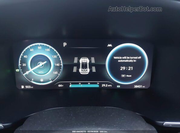 5NMS3DA16PH021895 2023 HYUNDAI SANTA FE HYBRID Black Widok tylnych siedzeń