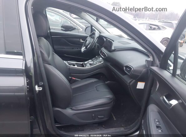 5NMS3DA16PH021895 2023 HYUNDAI SANTA FE HYBRID Black Widok wnętrza z przodu