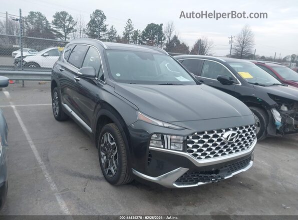 5NMS3DA16PH021895 2023 HYUNDAI SANTA FE HYBRID Black Przód prawy