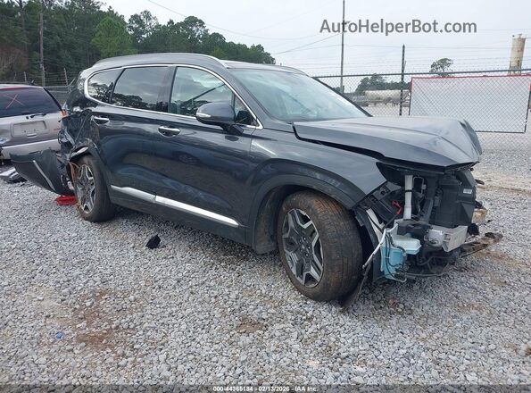 5NMS3DA1XPH018188 2023 HYUNDAI SANTA FE HYBRID Gray Przód prawy