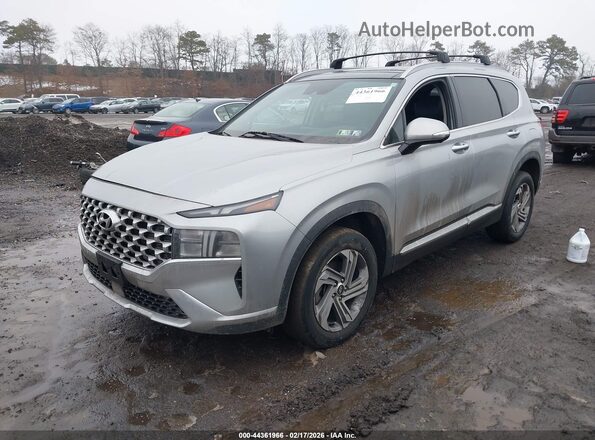 5NMS3DAJ2PH550941 2023 HYUNDAI SANTA FE Silver წინა მარცხენა ხედი სამი მეოთხედიდან