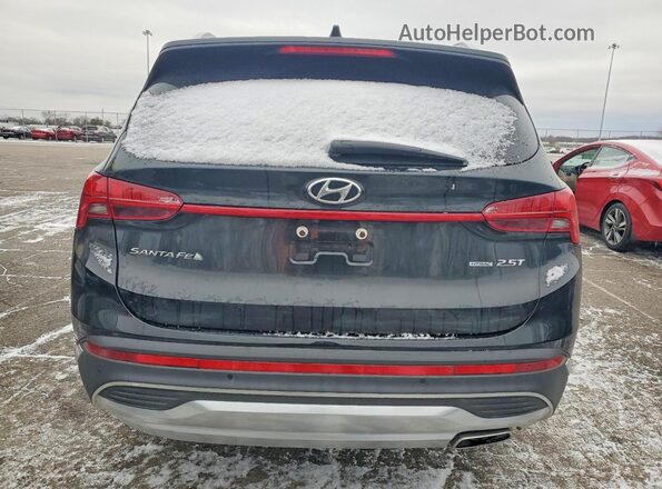 5NMS4DAL4NH450013 2022 HYUNDAI SANTA Black Widok z tyłu