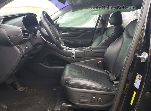 5NMS4DAL4NH450013 2022 HYUNDAI SANTA Black Widok wnętrza z przodu