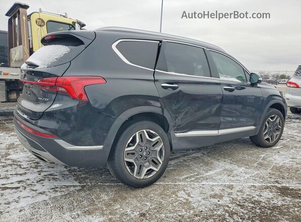5NMS4DAL4NH450013 2022 HYUNDAI SANTA Black Tył prawy