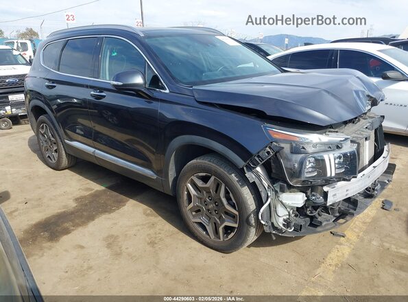 5NMS4DAL7PH516802 2023 HYUNDAI SANTA FE Gray Delantero derecho