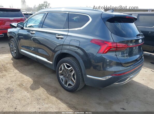 5NMS4DAL7PH516802 2023 HYUNDAI SANTA FE Gray Trasero izquierdo