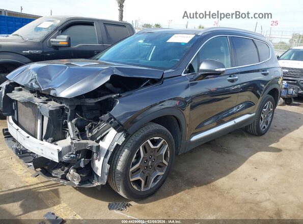 5NMS4DAL7PH516802 2023 HYUNDAI SANTA FE Gray Vista tres cuartos delantera izquierda