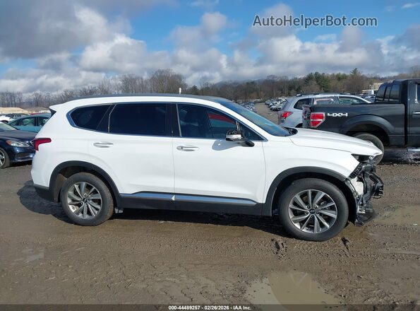 5NMS53AD3KH012031 2019 HYUNDAI SANTA FE Белый Вид задней части салона