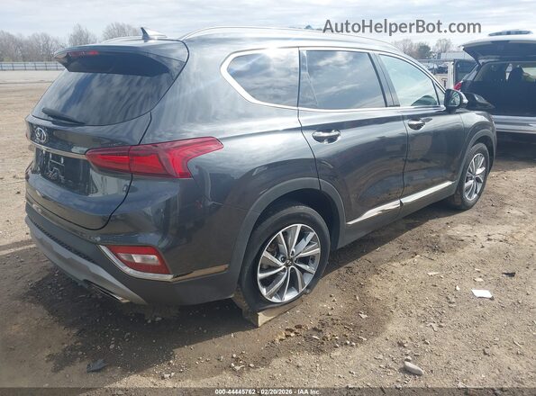 5NMS53AD9LH189524 2020 HYUNDAI SANTA FE Gray Trasero derecho