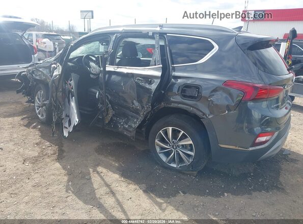 5NMS53AD9LH189524 2020 HYUNDAI SANTA FE Gray Trasero izquierdo