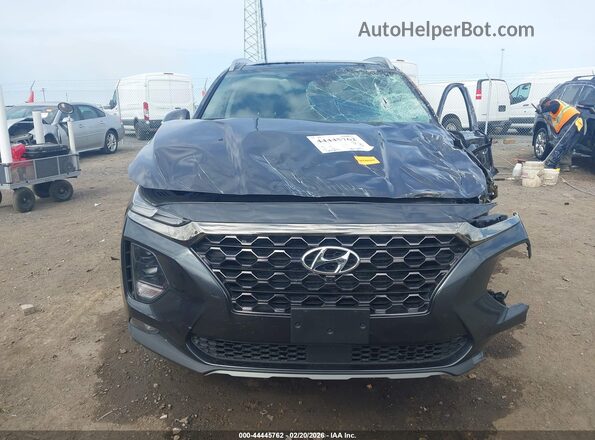 5NMS53AD9LH189524 2020 HYUNDAI SANTA FE Gray Vista interior trasera