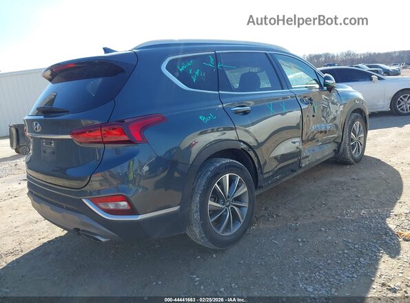 5NMS53ADXKH045270 2019 HYUNDAI SANTA FE Серый Задняя правая четверть