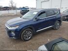 2019 Hyundai Santa Fe Ultimate Синий vin: 5NMS53ADXKH047021