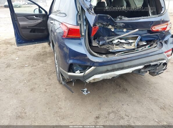5NMS53ADXKH047021 2019 HYUNDAI SANTA FE Синий Вид спереди
