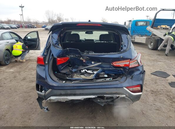 5NMS53ADXKH047021 2019 HYUNDAI SANTA FE Синий 