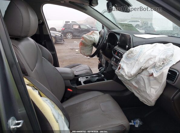 5NMS5CAD6LH142404 2020 HYUNDAI SANTA FE Серый Вид салона спереди