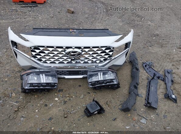 5NMS5DA10PH016511 2023 HYUNDAI SANTA FE HYBRID White Widok zestawu wskaźników