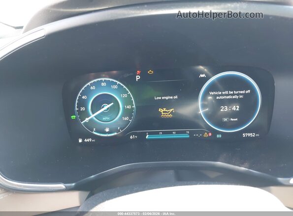 5NMS5DA12PH005994 2023 HYUNDAI SANTA FE HYBRID Black Widok tylnych siedzeń