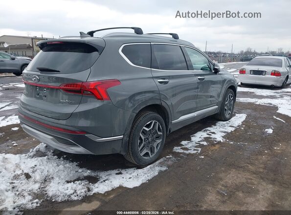 5NMS5DA13PH019208 2023 HYUNDAI SANTA FE HYBRID Gray Задня права чверть