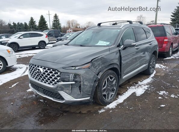 5NMS5DA13PH019208 2023 HYUNDAI SANTA FE HYBRID Gray Передня ліва чверть