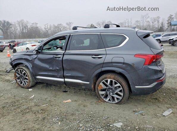 5NMS5DAL0MH364029 2021 HYUNDAI SANTA FE CALLIGRAPHY Серый Задняя левая четверть