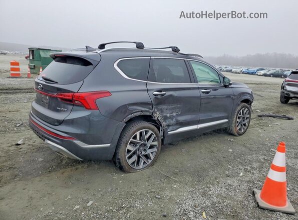 5NMS5DAL0MH364029 2021 HYUNDAI SANTA FE CALLIGRAPHY Серый Задняя правая четверть