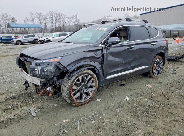 5NMS5DAL0MH364029 2021 HYUNDAI SANTA FE CALLIGRAPHY Серый Передняя левая четверть
