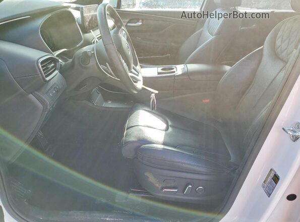 5NMS5DAL0PH657885 2023 HYUNDAI SANTA FE CALLIGRAPHY White Widok wnętrza z przodu