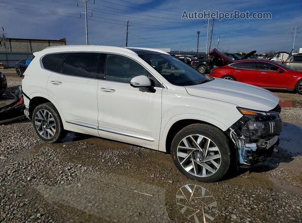 5NMS5DAL0PH657885 2023 HYUNDAI SANTA FE CALLIGRAPHY White Przód prawy