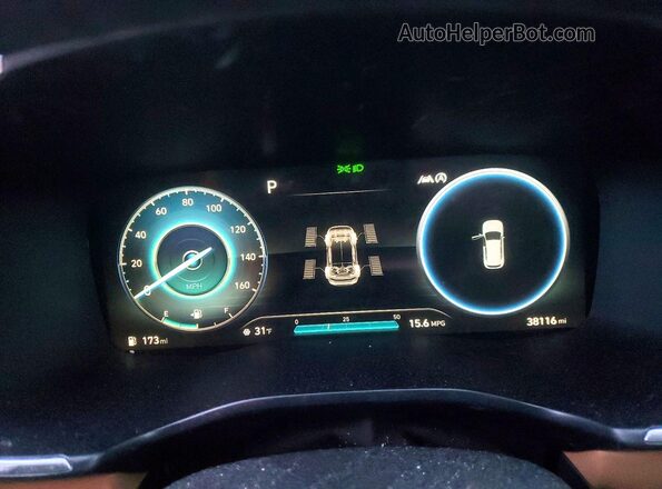 5NMS5DAL2PH518082 2023 HYUNDAI SANTA FE CALLIGRAPHY Black Vista del cuadro de instrumentos