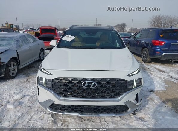 5NMS5DAL4MH348545 2021 HYUNDAI SANTA FE CALLIGRAPHY White Vista interior trasera