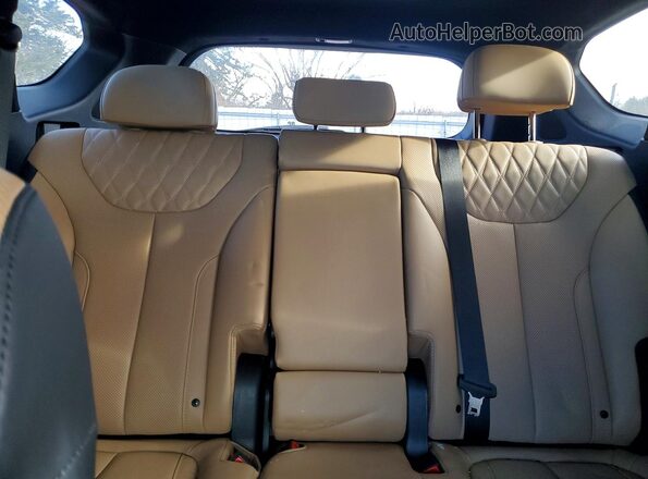 5NMS5DAL4PH575447 2023 HYUNDAI SANTA FE CALLIGRAPHY Blue Rear seats view