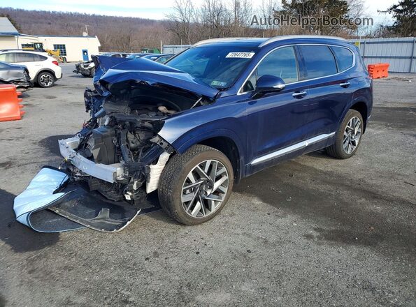 5NMS5DAL4PH575447 2023 HYUNDAI SANTA FE CALLIGRAPHY Blue Front left