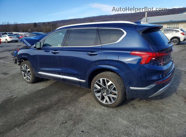 5NMS5DAL4PH575447 2023 HYUNDAI SANTA FE CALLIGRAPHY Blue Rear left