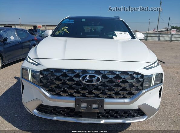 5NMS5DAL5MH316686 2021 HYUNDAI SANTA FE CALLIGRAPHY White Vista interior trasera