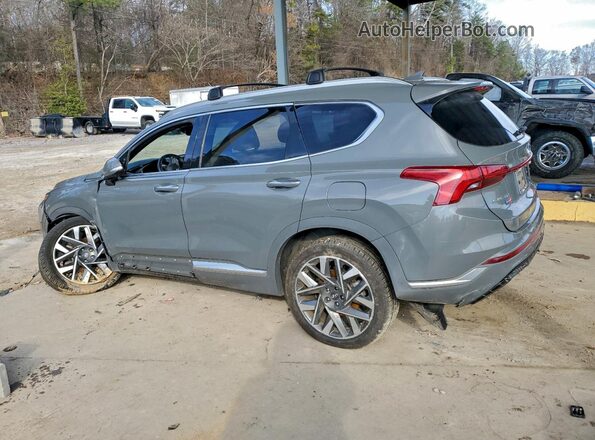 5NMS5DAL5MH367489 2021 HYUNDAI SANTA FE CALLIGRAPHY Gray Trasero izquierdo
