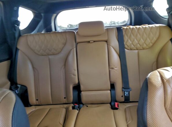 5NMS5DAL5MH367489 2021 HYUNDAI SANTA FE CALLIGRAPHY Gray Vista de los asientos traseros