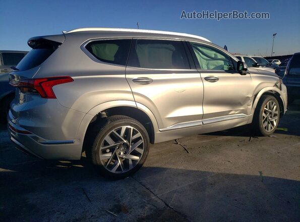 5NMS5DAL6NH387090 2022 HYUNDAI SANTA FE CALLIGRAPHY Silver Tył prawy