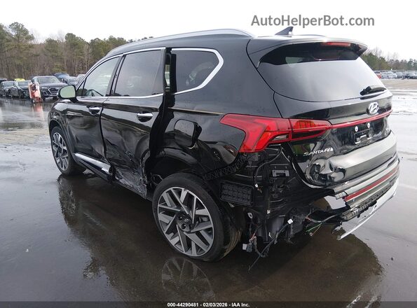 5NMS5DAL8PH613455 2023 HYUNDAI SANTA FE CALLIGRAPHY Black Հետևի ձախ