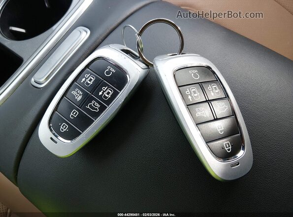 5NMS5DAL8PH613455 2023 HYUNDAI SANTA FE CALLIGRAPHY Black Առջևի վահանակի տեսք
