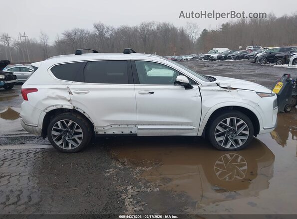 5NMS5DALXMH368489 2021 HYUNDAI SANTA FE CALLIGRAPHY Белый Вид задней части салона