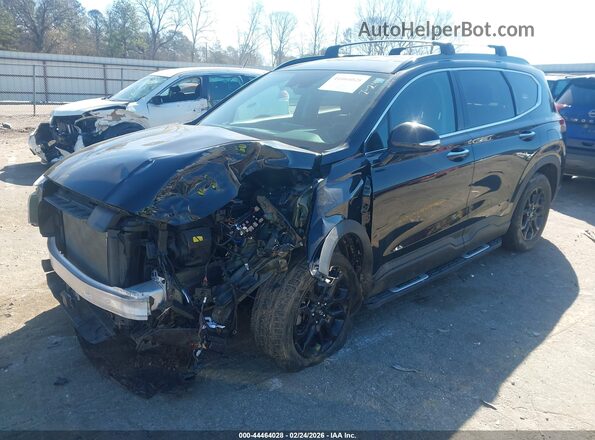 5NMS64AJ8PH491580 2023 HYUNDAI SANTA FE Черный Передняя левая четверть