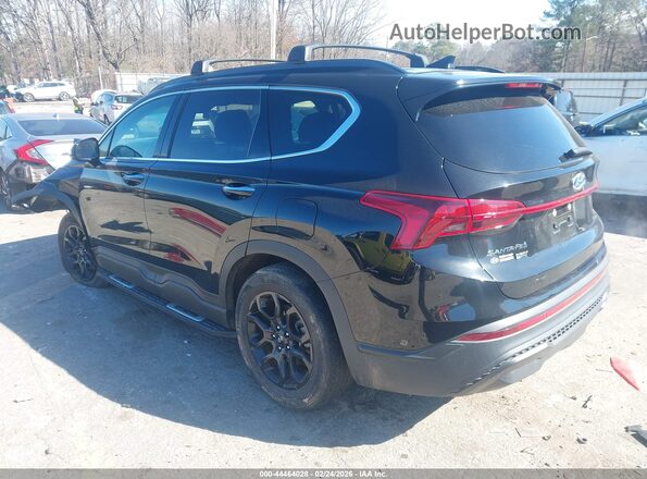 5NMS64AJ8PH491580 2023 HYUNDAI SANTA FE Черный Задняя левая четверть