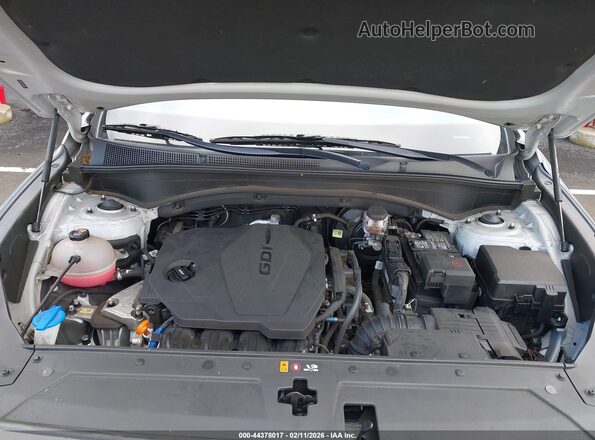 5NMS6DAJ4PH500422 2023 HYUNDAI SANTA FE Silver Widok z tyłu