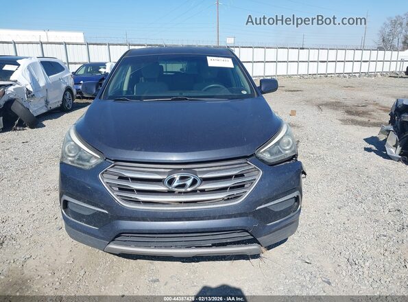 5NMZT3LB3HH011325 2017 HYUNDAI SANTA FE SPORT Синий Вид щитка приборов